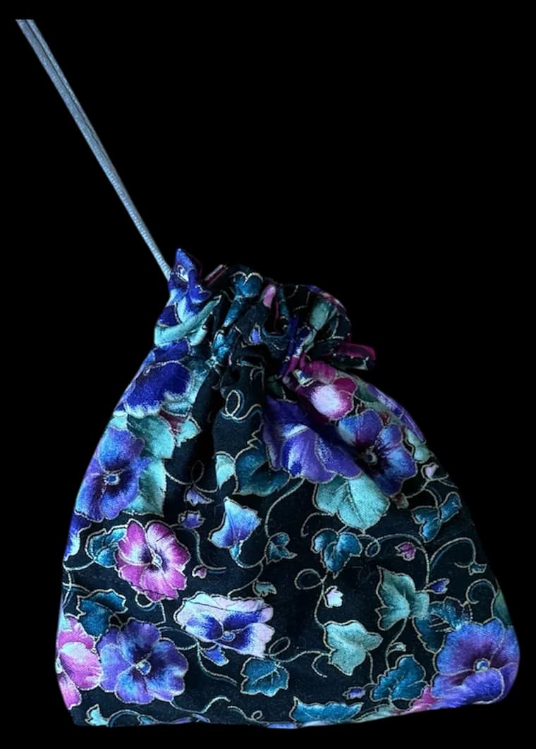 Purple Poppy toe pad pouch